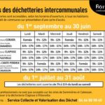 horaires hivers decheterie